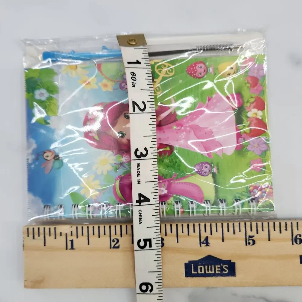 2 Spiral Pocket Notebook/Pen Strawberry Shortcake Princess 4x5.5